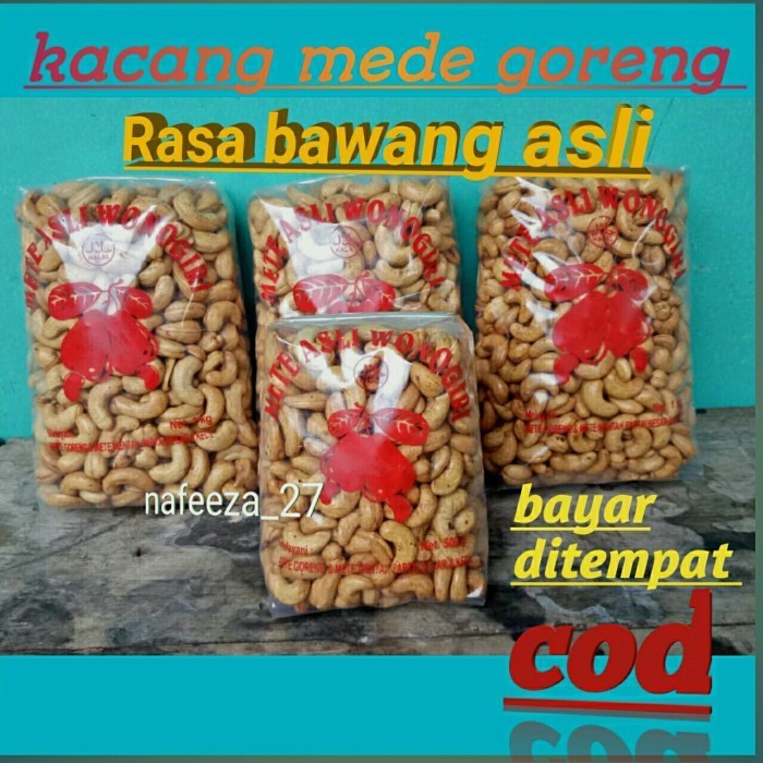 

TLMM kacang mete mede goreng rasa bawang 1kg