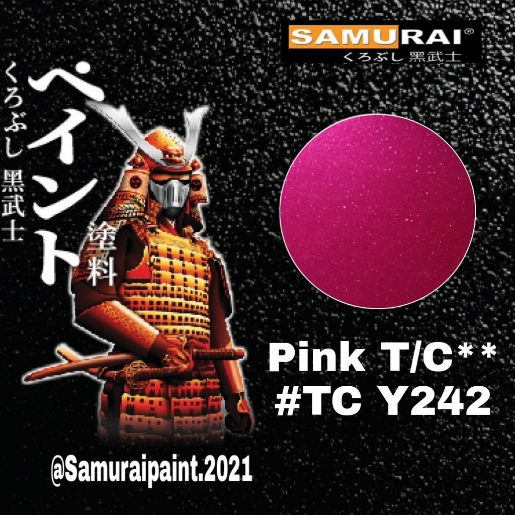 

Samurai Paint Pink TCY242 cat pilok samurai warna Pink magenta candy tone pilok samurai magenta cet vilok samurai