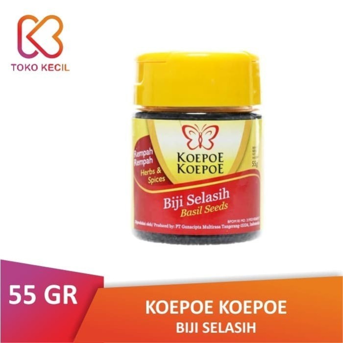 

Koepoe Koepoe Biji Selasih 55gr