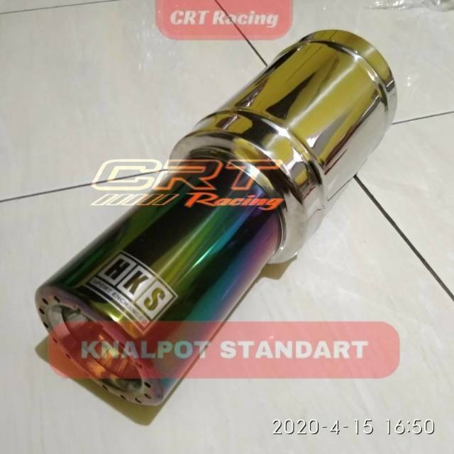 knalpot mobil hks gronel pelangi CRT ORIGINAL