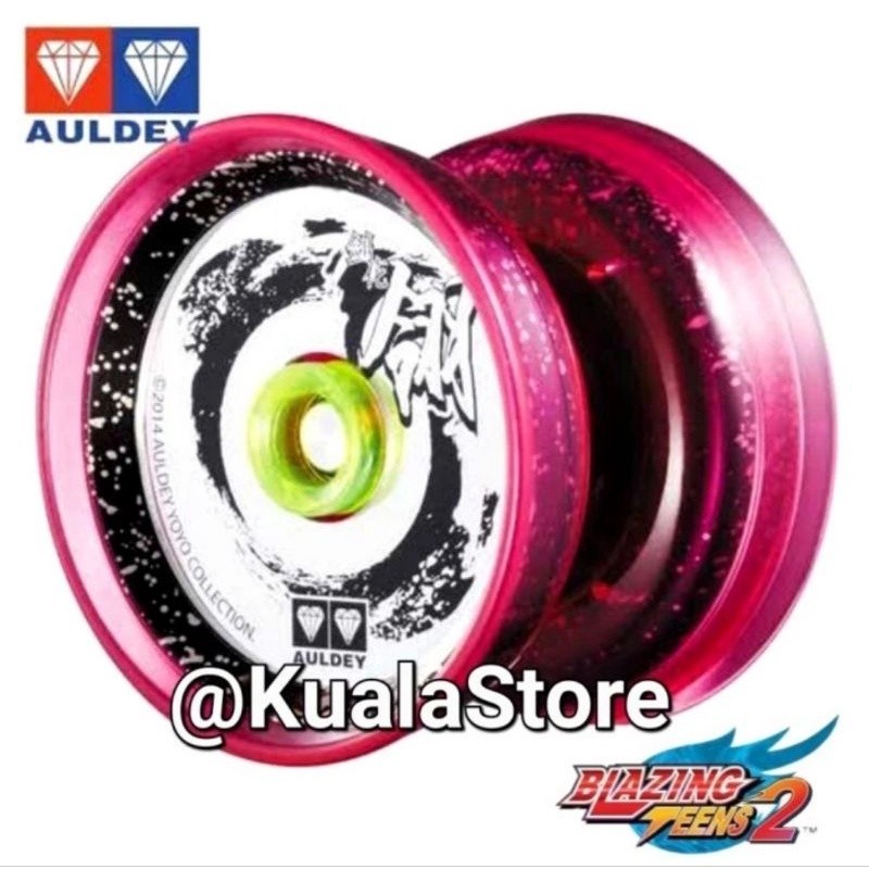 [New Arrival] Yoyo Auldey Blazing Teens Original Feather Blade Metal Series Level 3 Yoyo Kuala Store