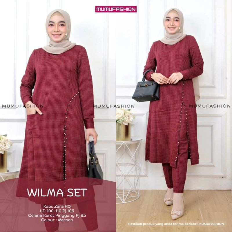 AJR- WILDA SET// WILMA SET SETELAN WANITA TERBARU BEST SELLER BISA COD By MUMUFASHION SOLO