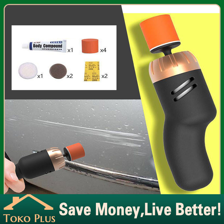 Mini Nano Polisher 9Pcs/Set Paket Mesin Poles Mini Portable Alat Mesin Poles Body Mobil Motor & Peng