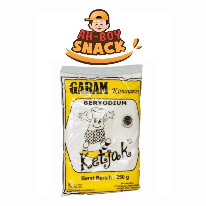 

GARAM KONSUMSI KETJAK 250 GRAM - GARAM DAPUR