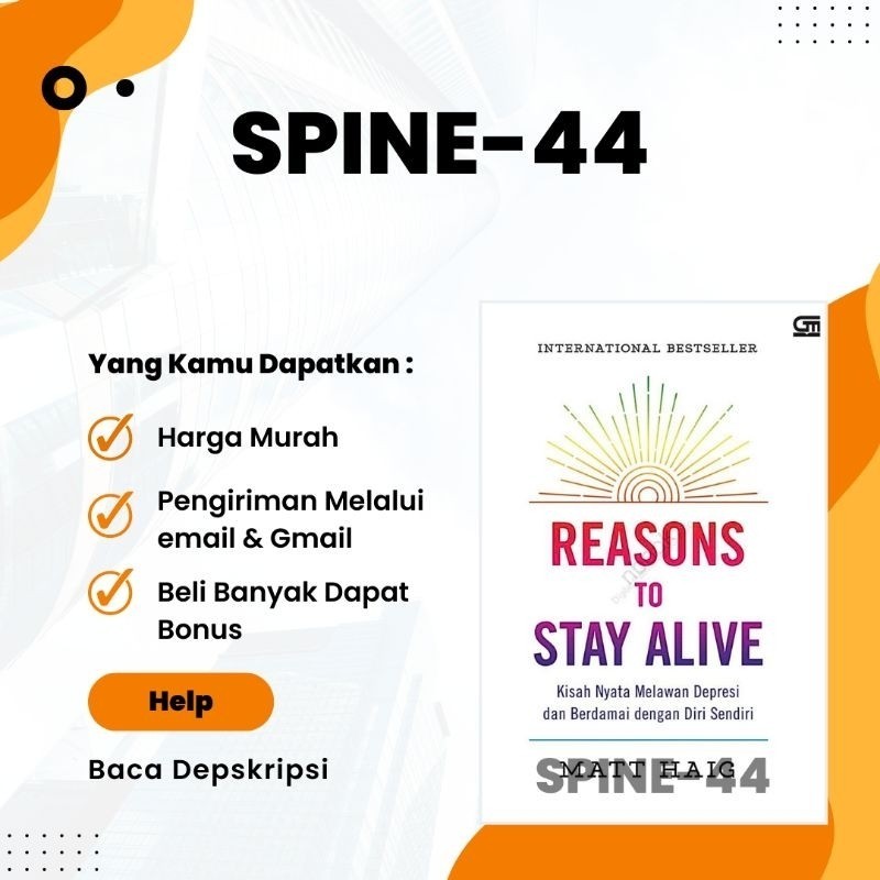 

REASONS TO STAY ALIVE - KISAH NYATA MELAWAN DEPRESI DAN BERDAMAI DENGAN DIRI SENDIRI