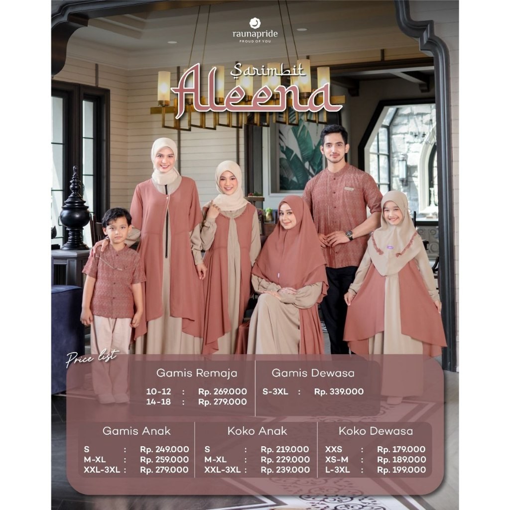 RAUNA SARIMBIT ALEENA MILO TERBARU 2024