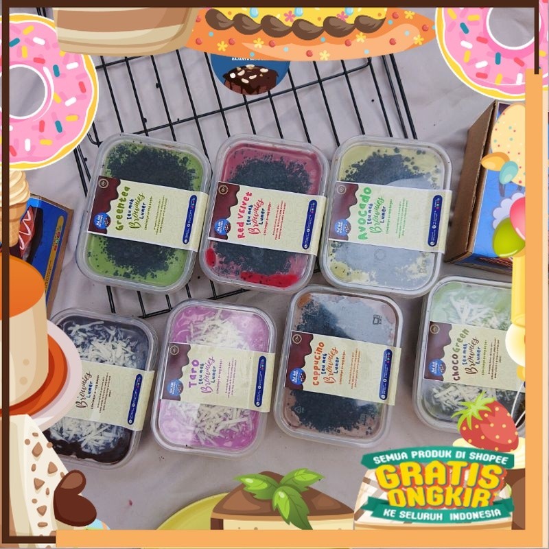 

KUE BROWNIES LUMER DESSERT BOX MINI 500ML/ King J Snack