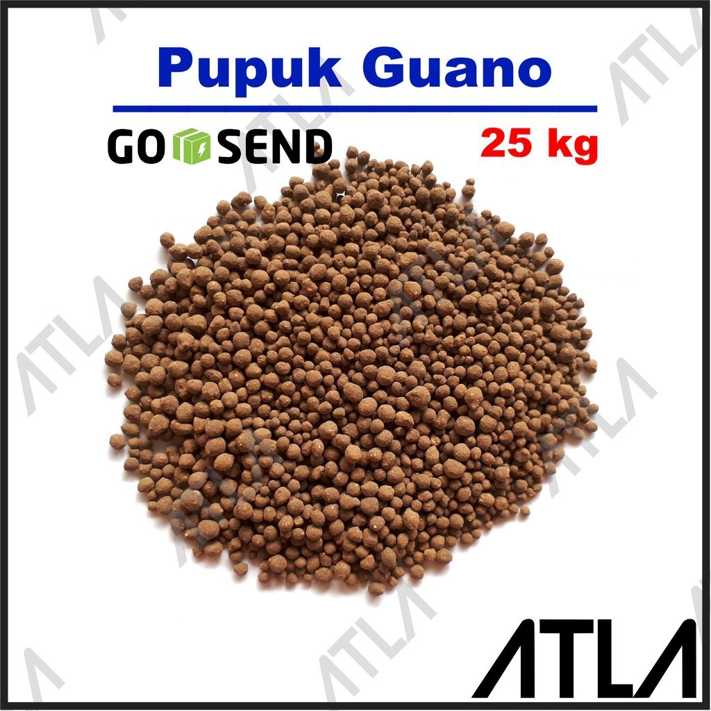 GOJEK ONLY Pupuk Organik Guano Granule 25Kg Kotoran Kelalawar FN017
