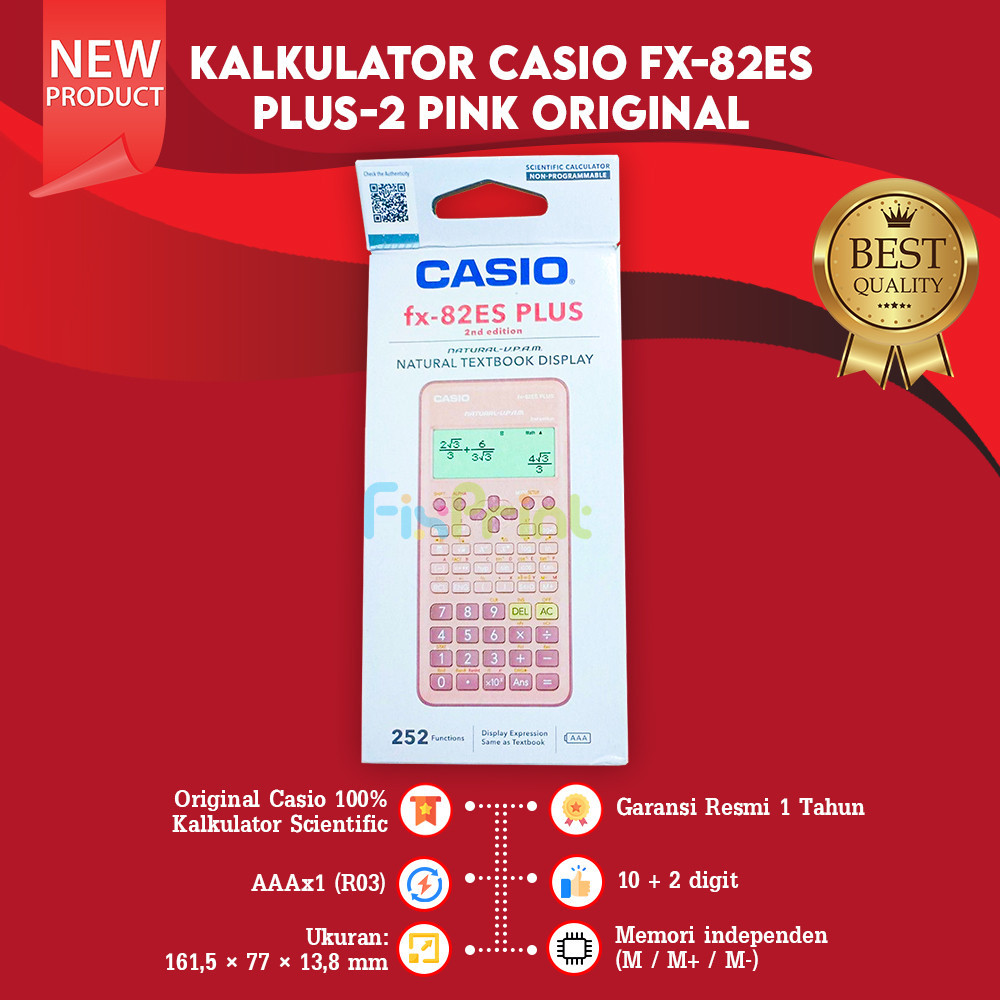 

Calculator Casio fx-82ES PLUS-2 Kalkulator Standart Mini New Original