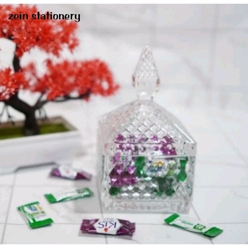 

Candy Jar 6388-2/Candy Pot/Crystal Glass/Toples kristal kaca