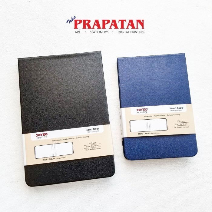 

Joyko Watercolor Acrylic Hand Book Hard Cover HDB-717S/M - 9x14cm -YY41