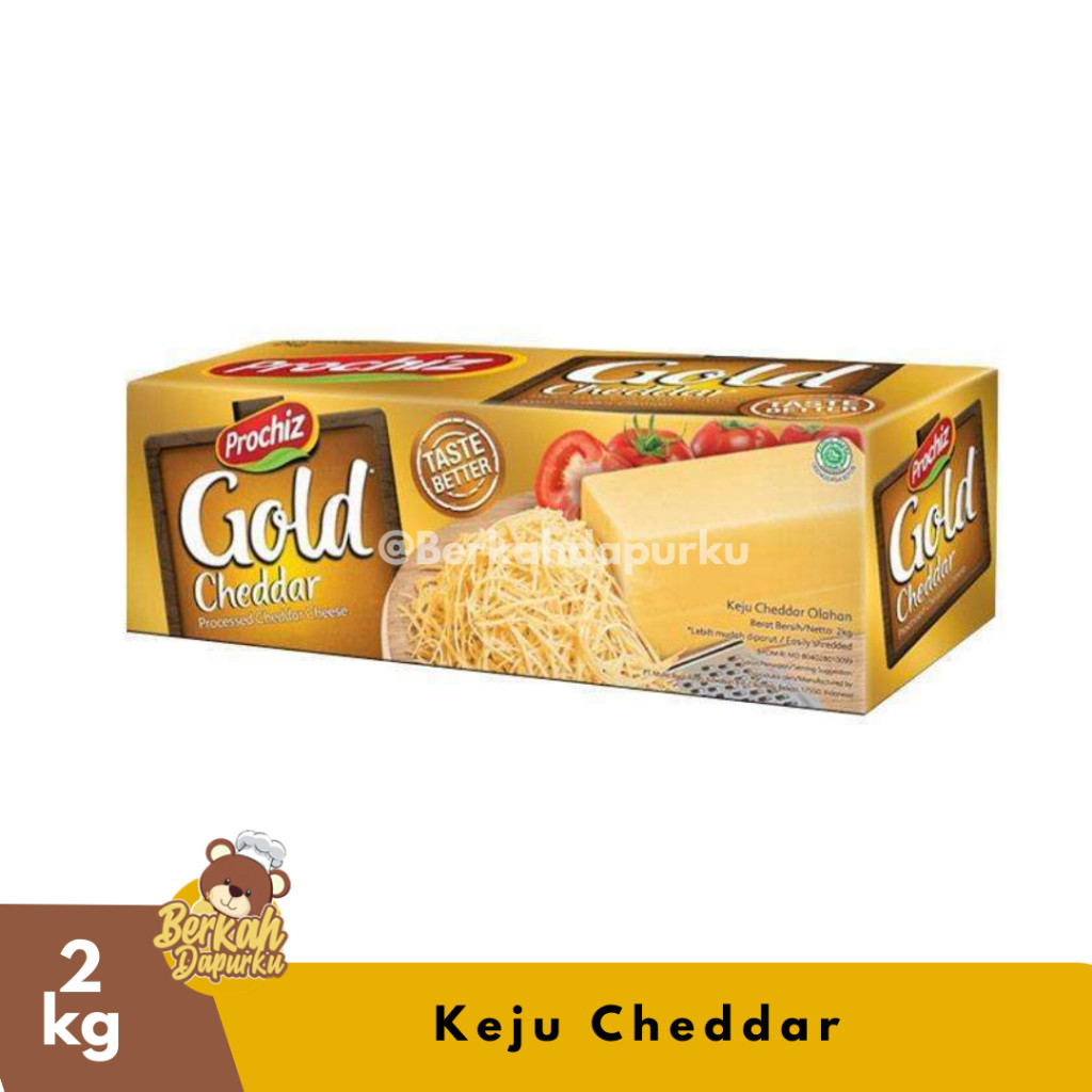 

Prochiz Gold Keju 2kg Keju Cheddar