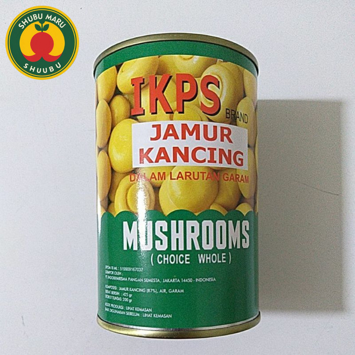 

Jamur Kancing Kaleng IKPS Canned Champignon Mushrooms