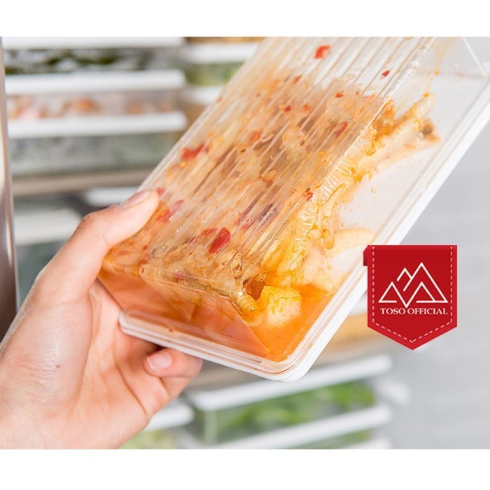 KOTAK PENYIMPANAN MAKANAN KULKAS KOREA FOOD CONTAINER TOPLES STORAGE - 450ML