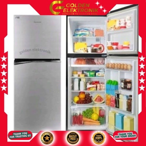 Kulkas Panasonic 2 Pintu NR-BB210V-H 210 L 210VH 210V S NEW INVERTER SERIES