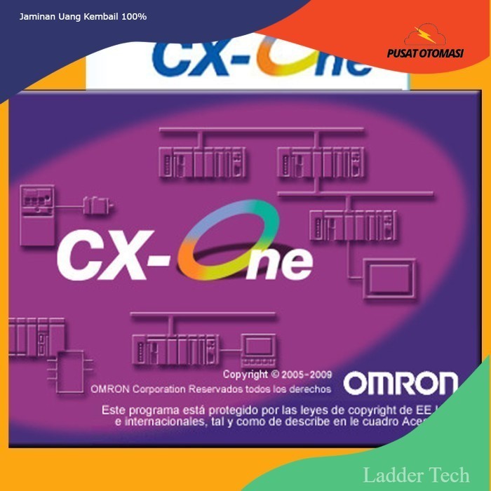 Omron CX-ONE V.4.60 PLC dan HMI Software CX-Programmer CX-Designer