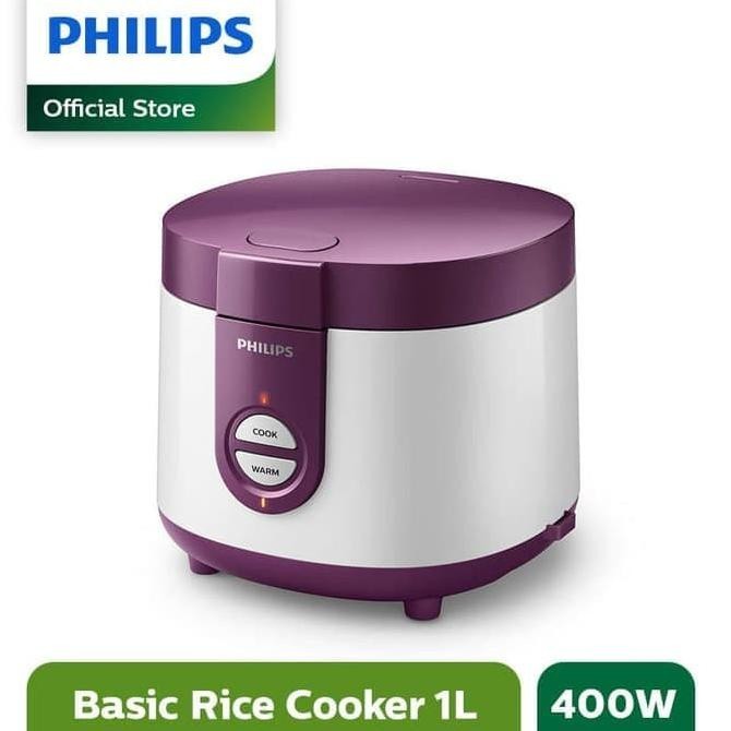 Philips Rice Cooker Magic Com 1L Hd3116 / Hd 3116 - Ungu Penanak Nasi Terpercaya