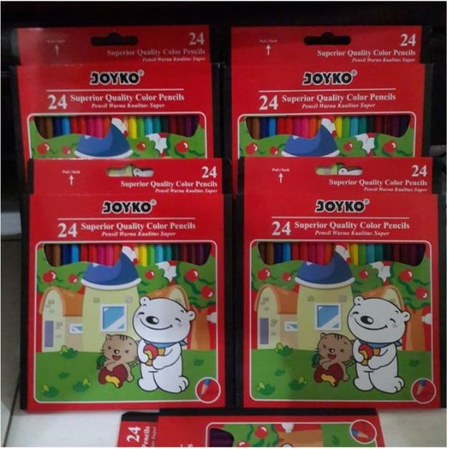 

Joyko Pensil Warna Panjang 24 Warna