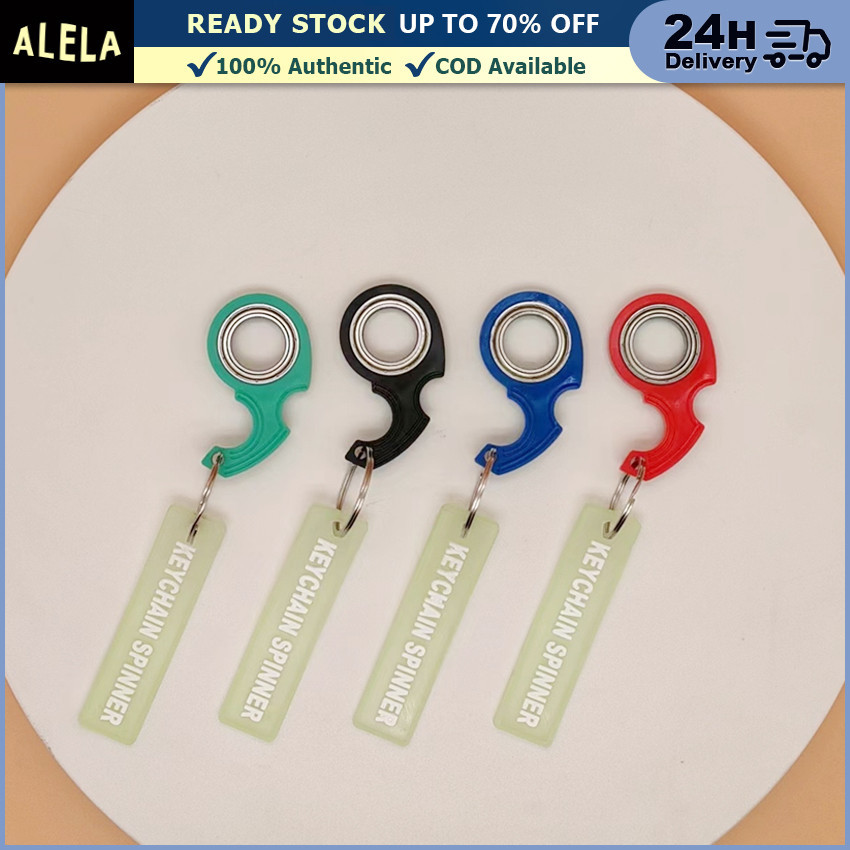 Keychain Fidget Spinner Mainan Gantungan Kunci Karambit