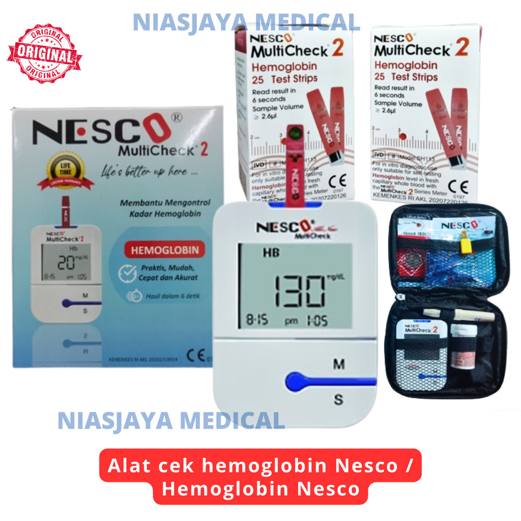 Alat cek hemoglobin Nesco /  Test cek Hb nesco /  Nesco HB / Nesco Hemoglobin Alat Nesco Hemoglobin 