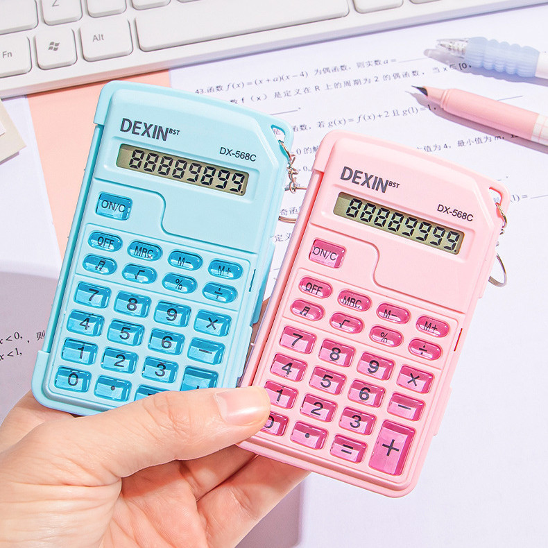 

[GROSIR ATK] KALKULATOR MINI 8 DIGIT + KEY CHAIN + PENUTUP KALKULATOR WARNA PASTEL DAN BISA BUNYI LG