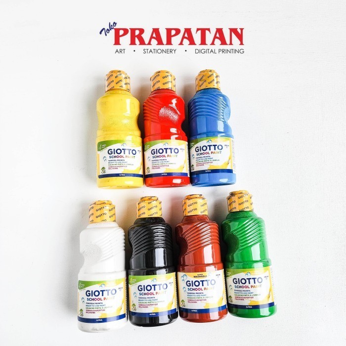 

Giotto School Paint 250ml | Cat Anak Sekolah - Black