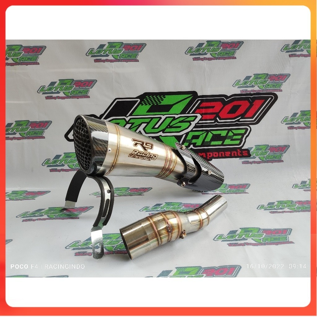 Exhaust r9 h2 ss cbr 150 r cb 150 r new ninja 250 Carburetor/fi yamaha r 25 mt 25 cbr 250 rr