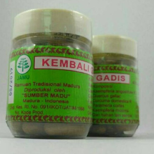 

Jamu Kembali Gadis Kapsul Tradisional Madura [Packing Kardus] BS COD READY SIAP KIRIM