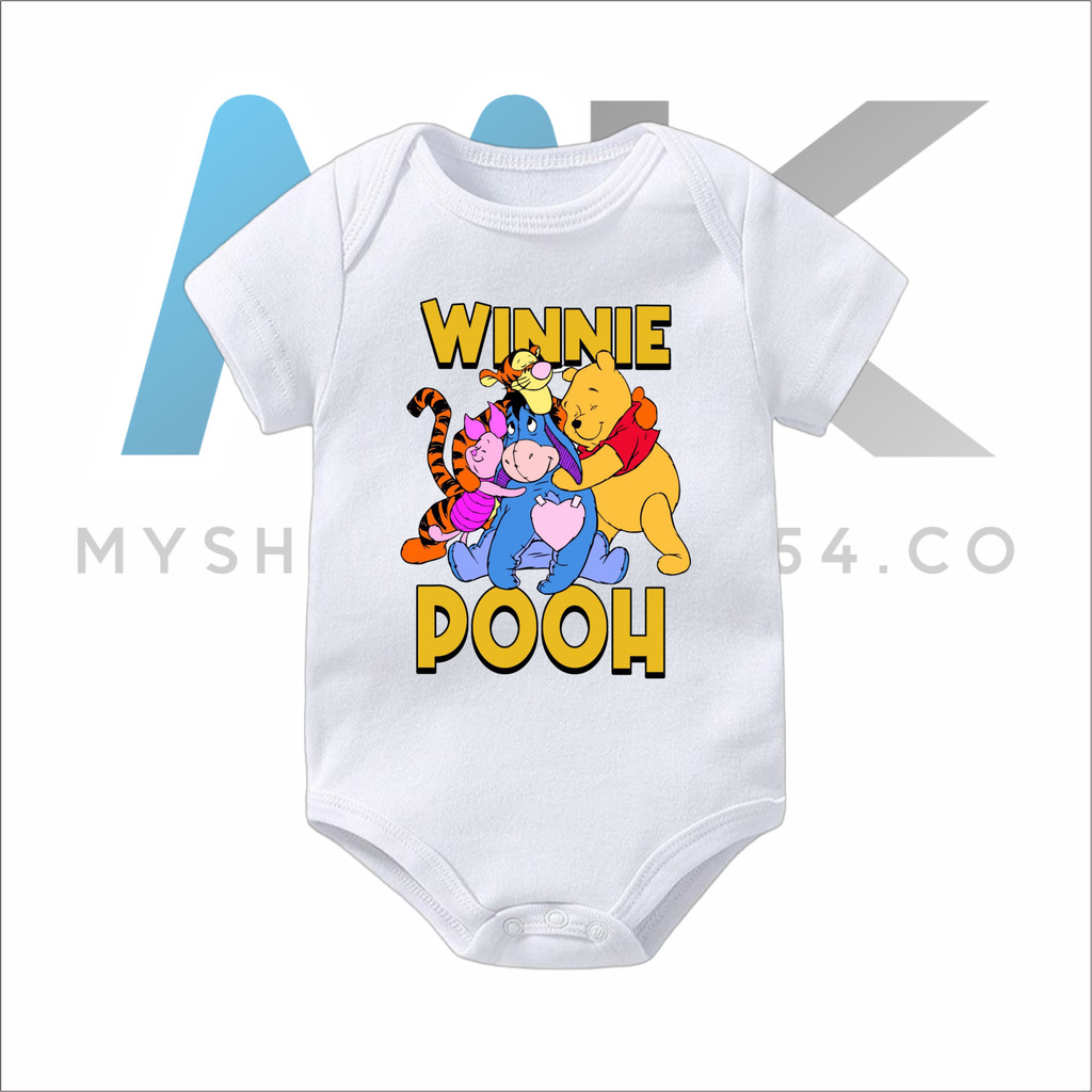 Baju bayi jumper baby WINNIE THE POOH - PIGLET - EEYORE - TIGER - KARTUN DISNEY Jumper bayi karakter
