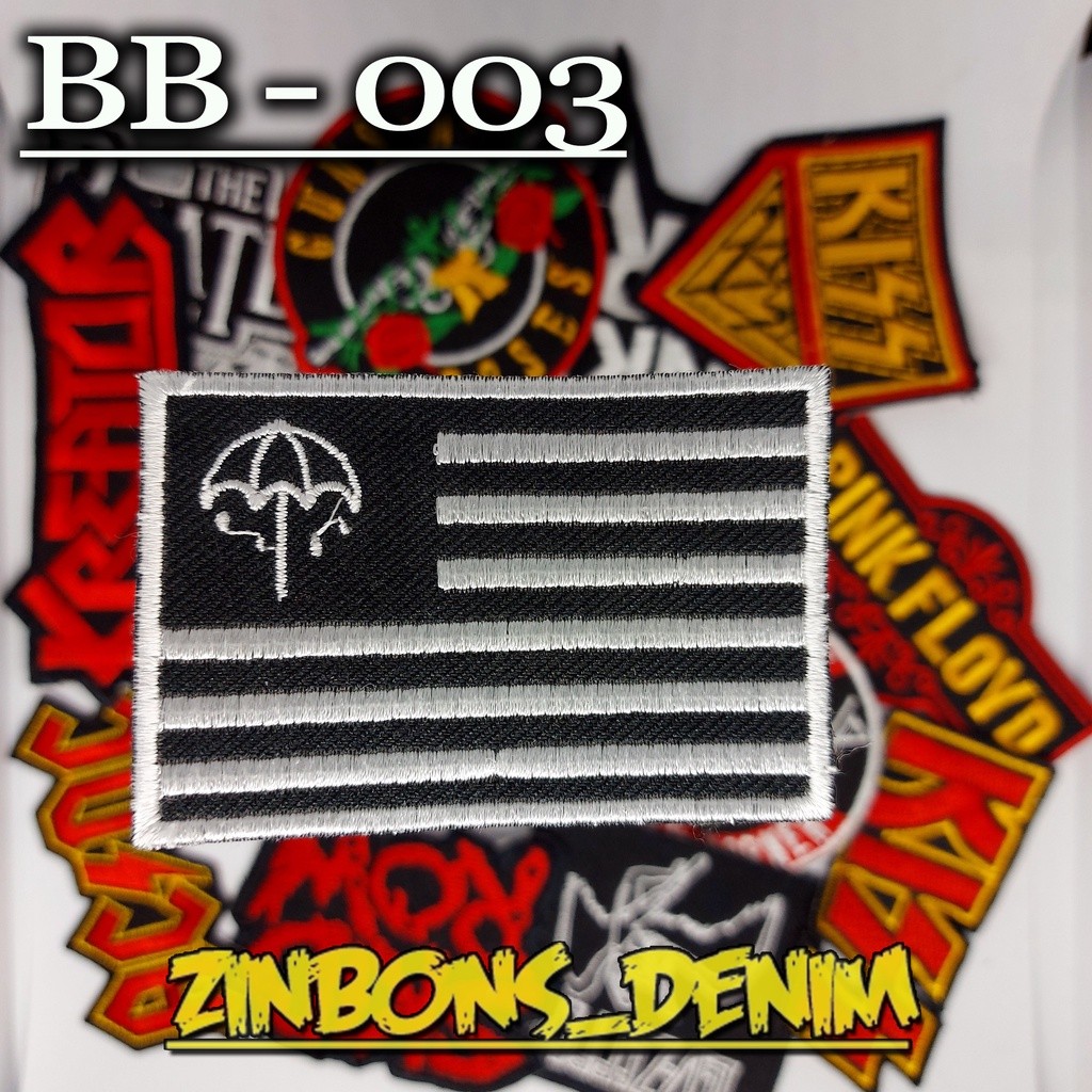 Bordir Patch Bordir Murah Emblem Bordir Jaket Motif Band Luar Keren Murah Patch ACDC