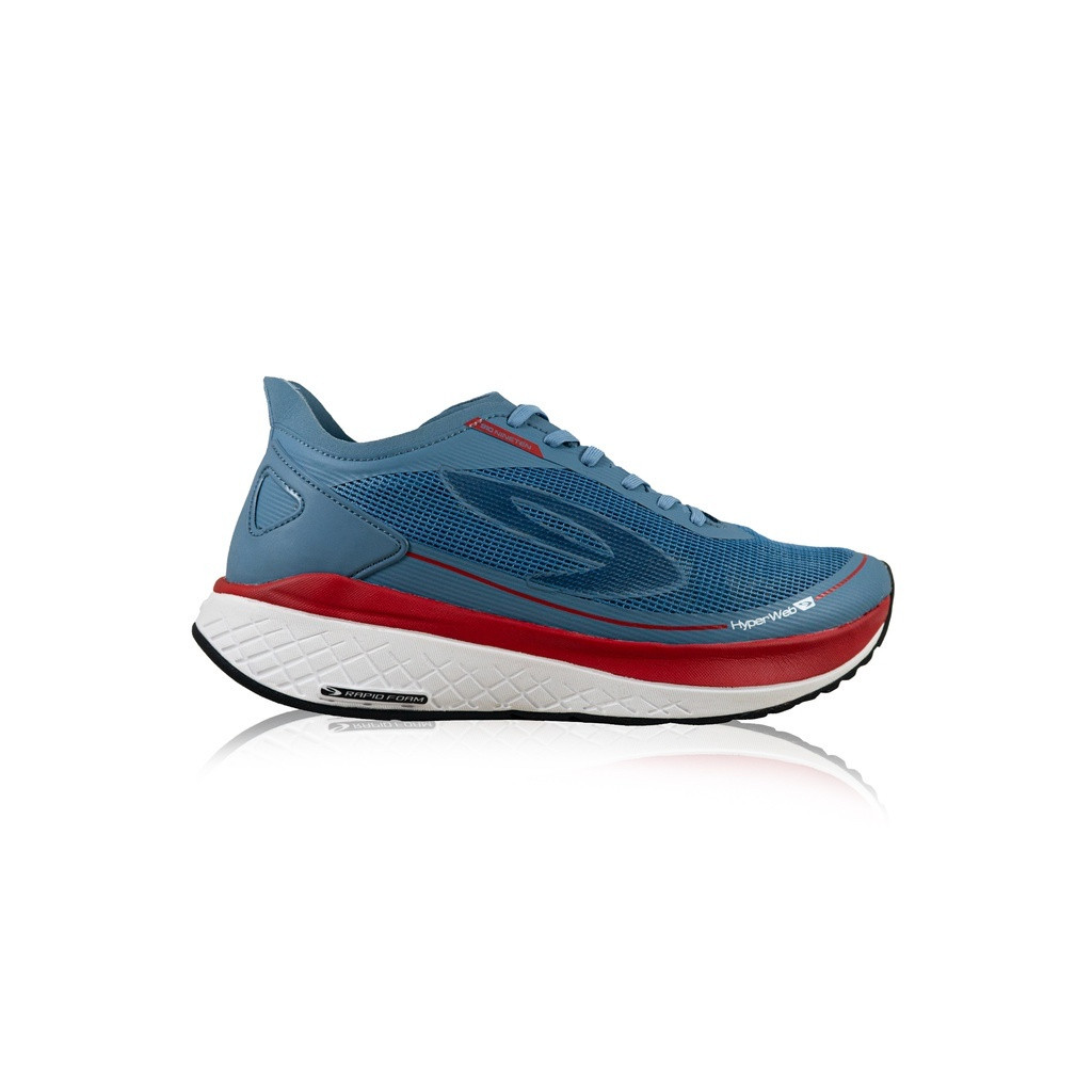 910 Nineten Kenzo Run Sepatu Lari - Biru/Merah/Putih