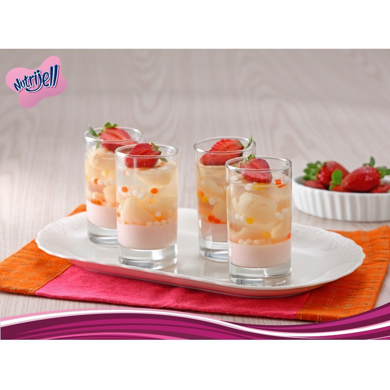 

Promo Kemasan Ekonomis 10gr Nutrijell Per Box Isi 12Pcs / 12 Sachet Jelly Powder Aneka Rasa Buah
