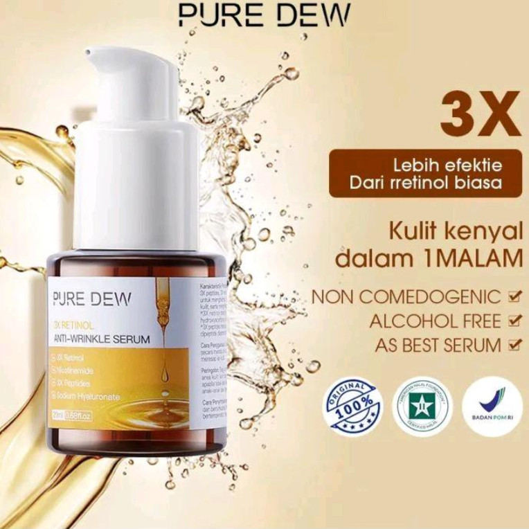 PURE DEW 3x Retinol anti-wrinkle serum