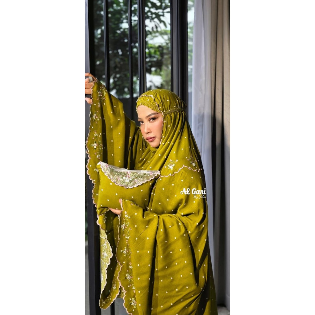 Mukena AL GANI Dompet totol baru yang super adem dan cantik by Yulia