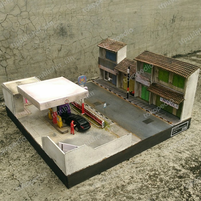 "V.NLN" - Miniatur / Diorama / Maket / Replika Kota Kenangan skala 1:64