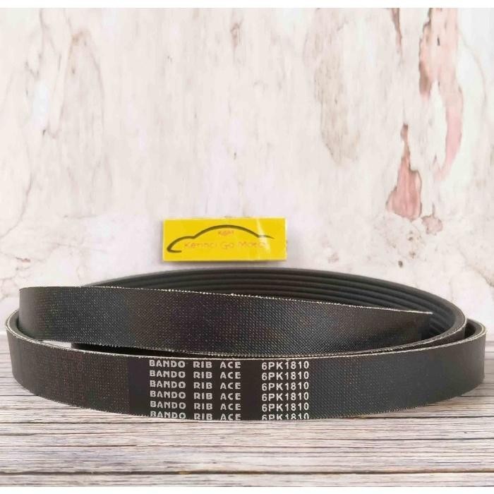 Part BANDO VAN BELT 6PK 1810 RIB BELT TALI KIPAS 6PK-1810 FAN BELT ALUR