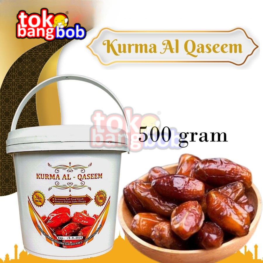 

KURMA AL QASEEM 500 GR - KURMA PREMIUM - KURMA EMBER ARAB SAUDI