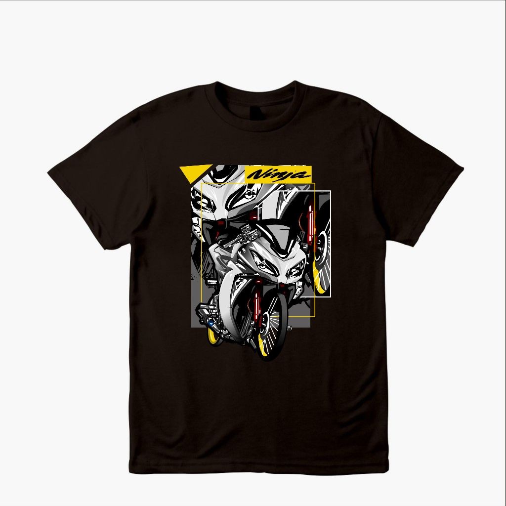 Kaos Distro otomotif motor kawasaki ninja 4tak dewasa dan anak _Vimelnesha