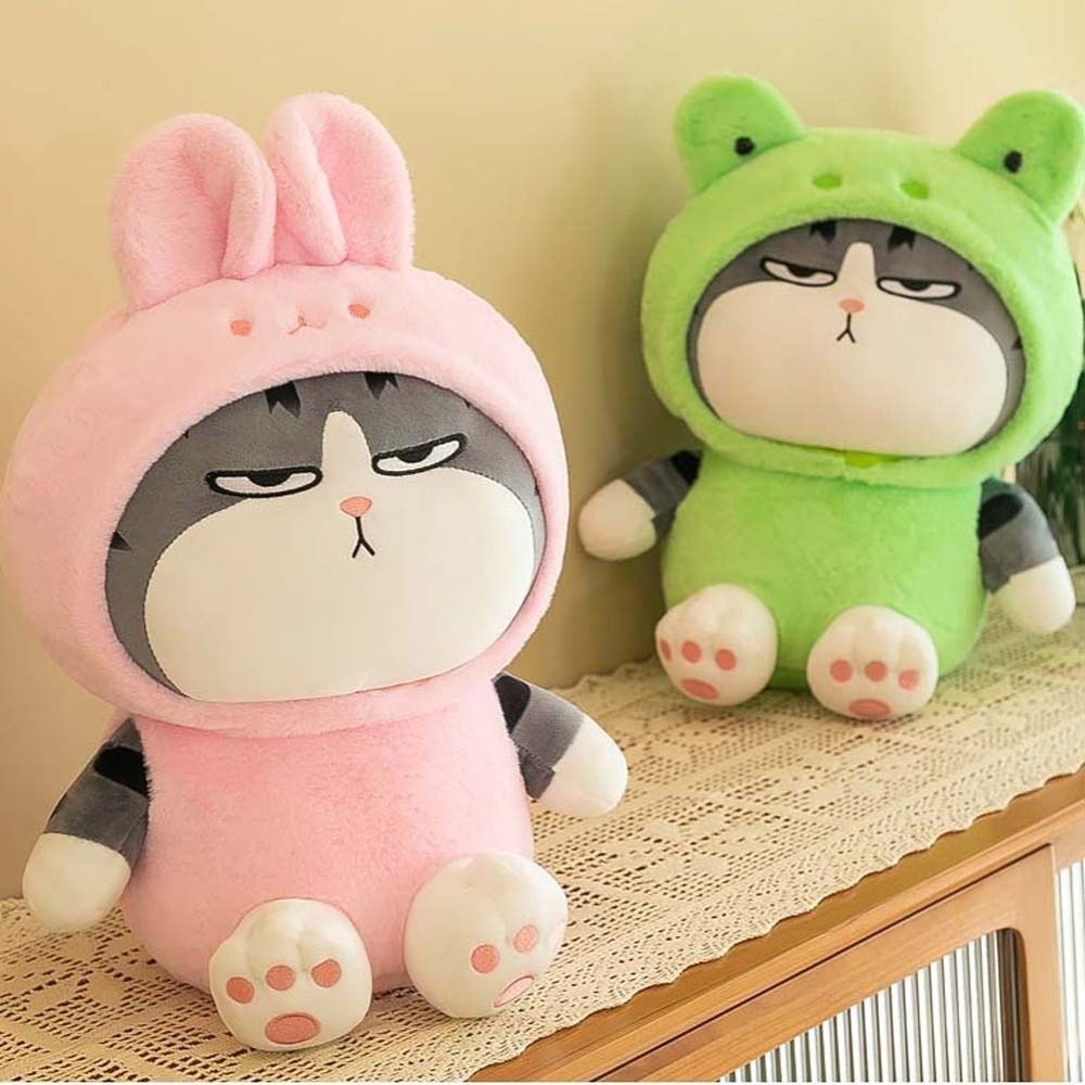 Decoration Animal Plush Emperor Arrogant Transformed Cat Stuffed Toys Plush Animal Toy Cat Plush Toy