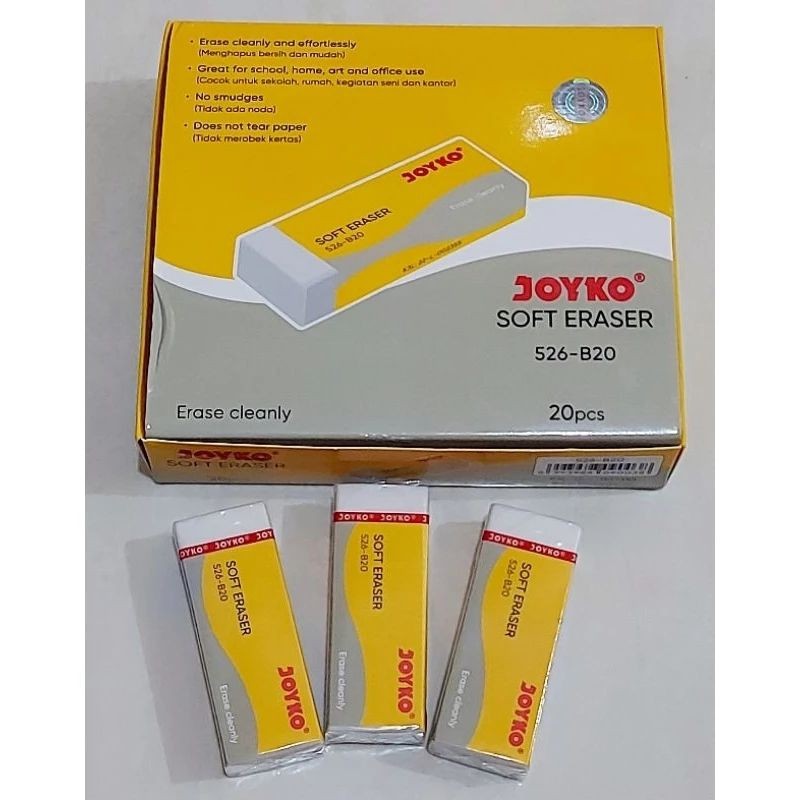 

PENGHAPUS JOYCO PUTIH BESAR JUAL 1 PAK/1 DUS [ 1PAK/1 DUS ISINYA = 20 PCS