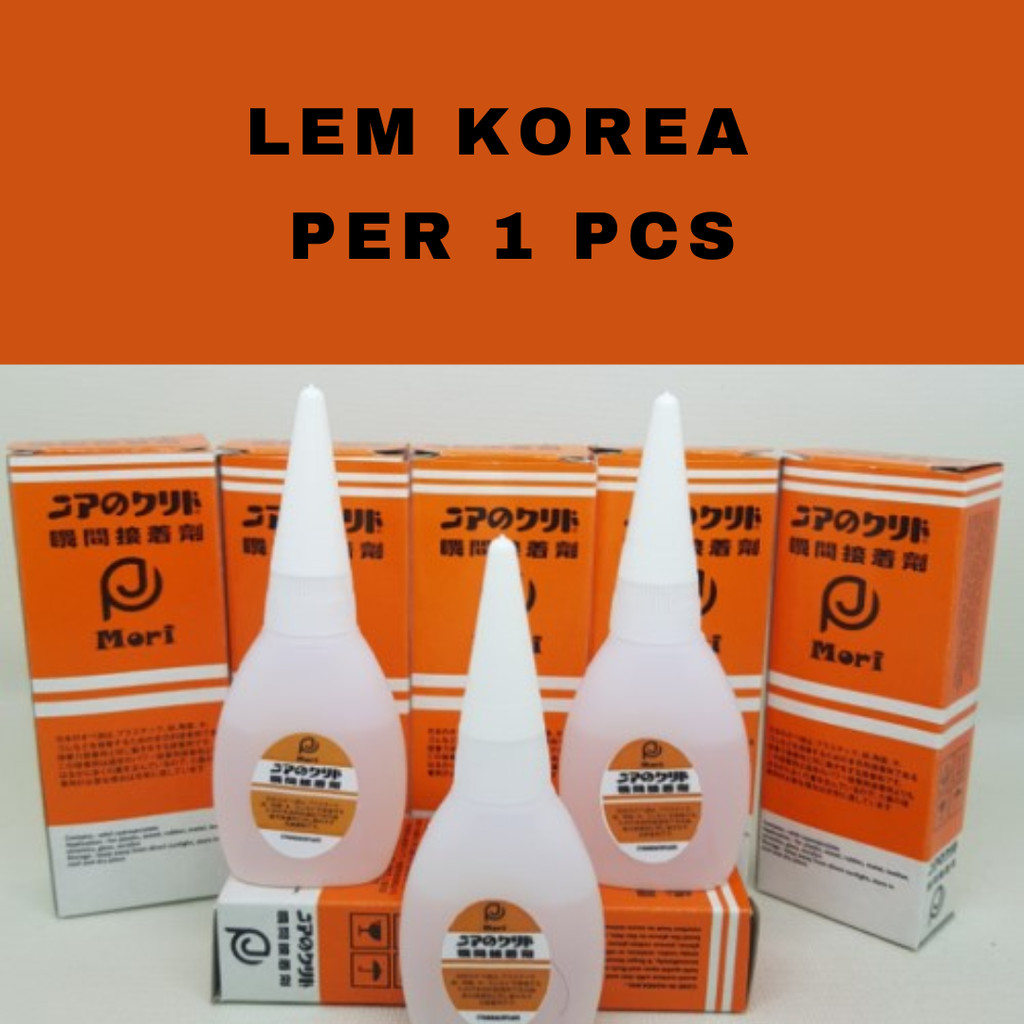 

Lem Korea MR super glue lem setan per 1 Pcs / B C