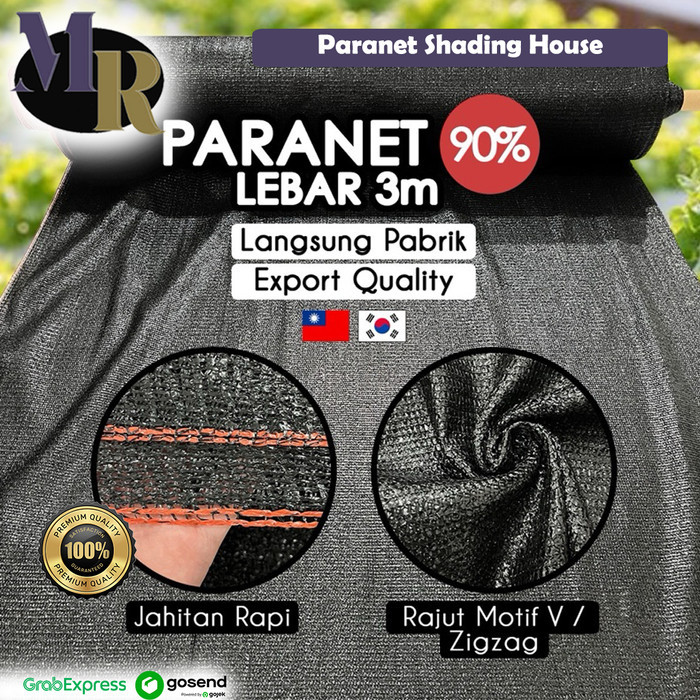 Paranet 95 Persen / Paranet 90 Grade A / Jaring Tanaman Paranet 90% Anti Panas / Paranet 90 Persen /