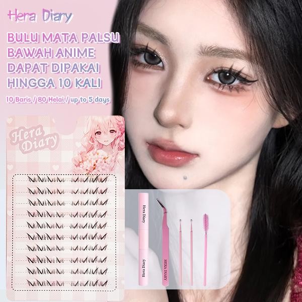 A04 FREE LEM  Bulumata Palsu bawah Anime Douyin Cosplay Douyin Manga BIg Box 10row individual eyelas