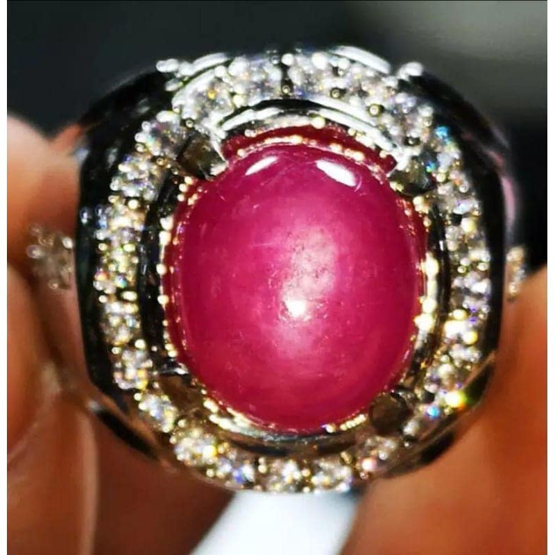 Natural Red Ruby Star Burma Fatkwa Kristal