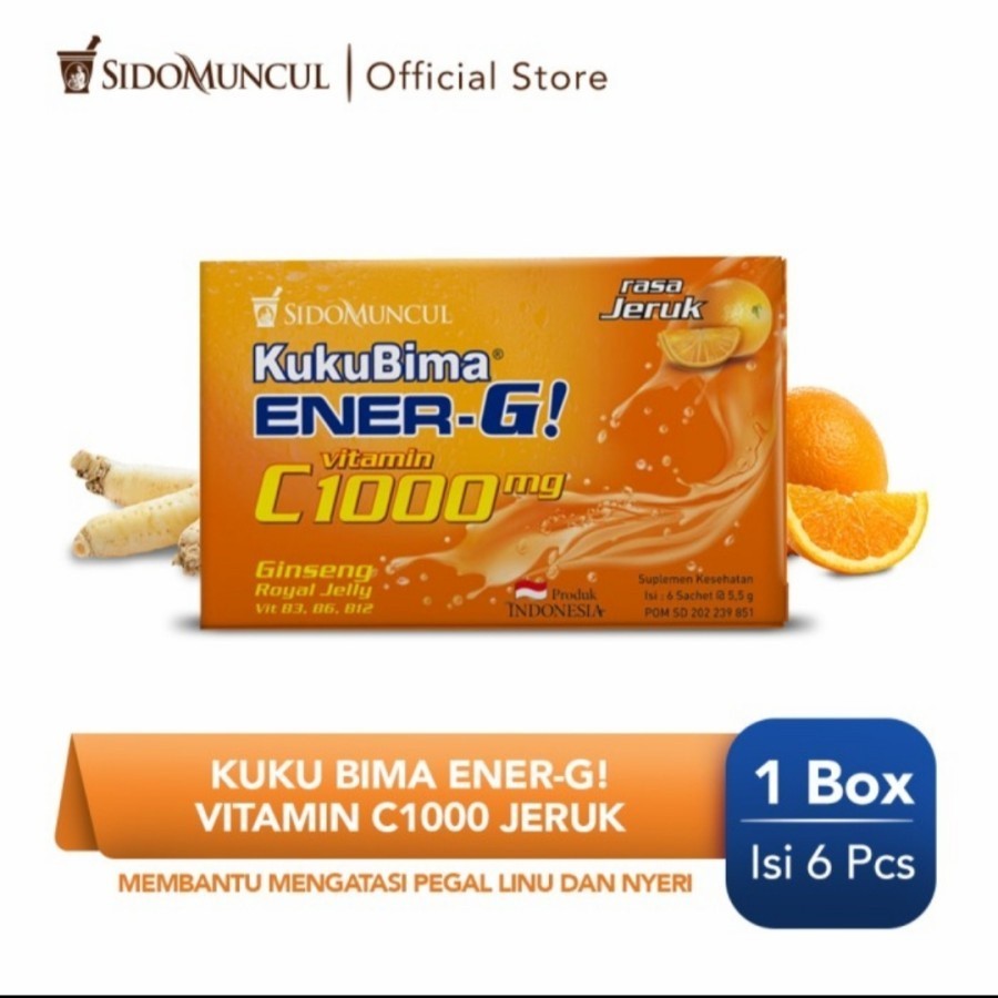 

Kuku Bima Ener-G Vit C1000 dan Original 6's ☆ Agen Resmi Sido Muncul