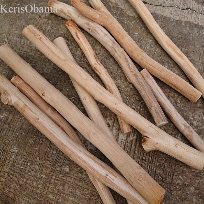 

Dahan bahan macrame | ranting kayu jati kering 50 cm | teak wood murah