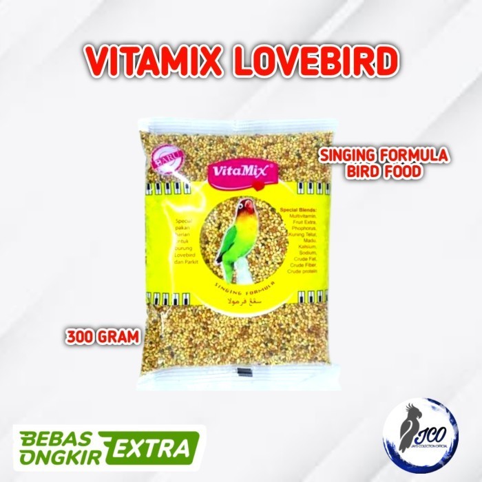 VITAMIX LOVEBIRD PAKAN BURUNG LOVEBIRD MILET CAMPUR MILET MIX