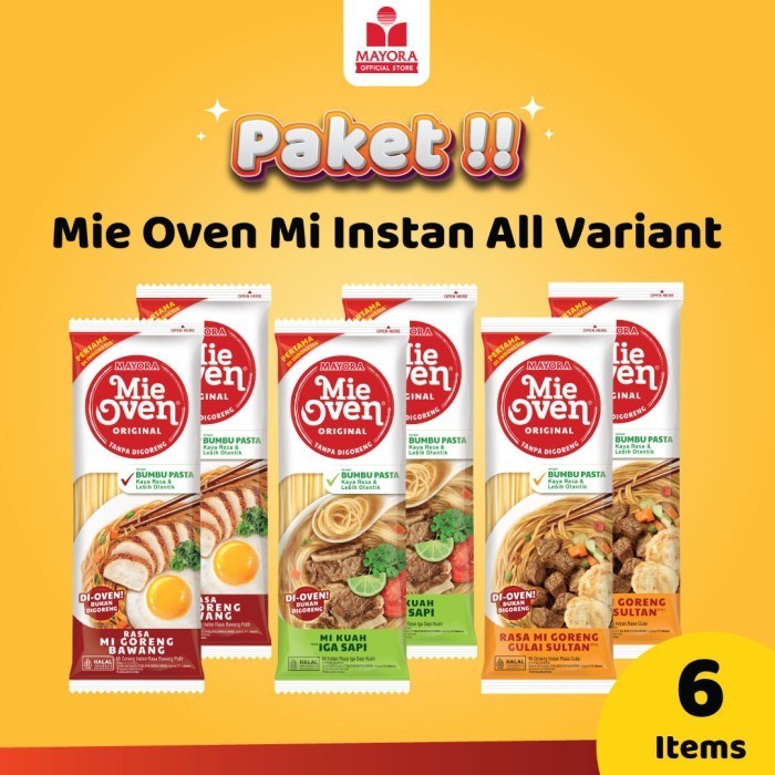 

Mie Oven Mi Instan All Variant