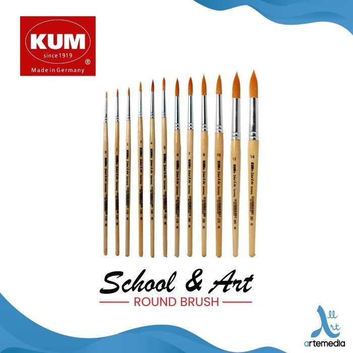 

Gramedia Jambi - Kuas Lukis KUM SCHOOL & ART #6 ROUND BRUSH