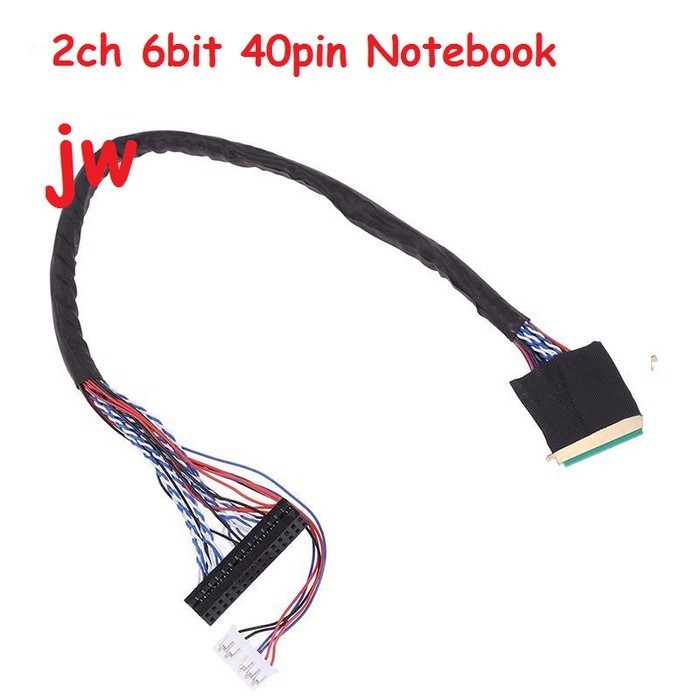 Kabel LVDS 40pin 40 pin IPEX 1ch 2ch 6bit Notebook LED Universal  1 Channel 6 bit